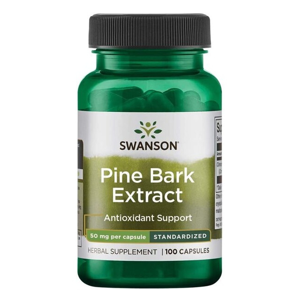 Swanson Pine Bark Extract 50mg Ekstrakt z Kory Sosnowej 100 Kapsułek