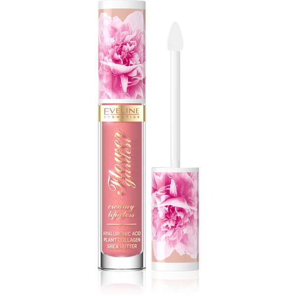 Eveline Flower Garden Creamy Lip Gloss No.02 Sweet Daisy Vegan 4.5ml