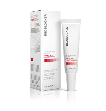 Redblocker Serum Punktowe Pielęgnacja Skóry Naczynkowej Przebarwienia 30ml