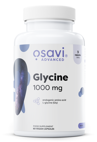 Osavi Glycine 1000mg Supplement in Vegan Capsules for Nervous System Support 60 Capsules