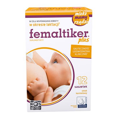 Femaltiker Plus Product Supporting Lactation Caramel Flavor 12 Sachets