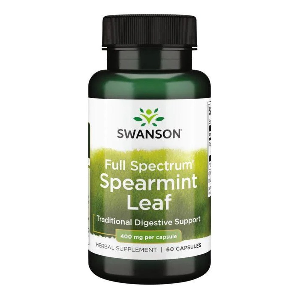 Swanson Full Spectrum Spearmint Leaf 400mg 60 Capsules