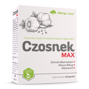 Olimp Garlic Max Natural Support for the Circulatory and Immune System 60 Capsules