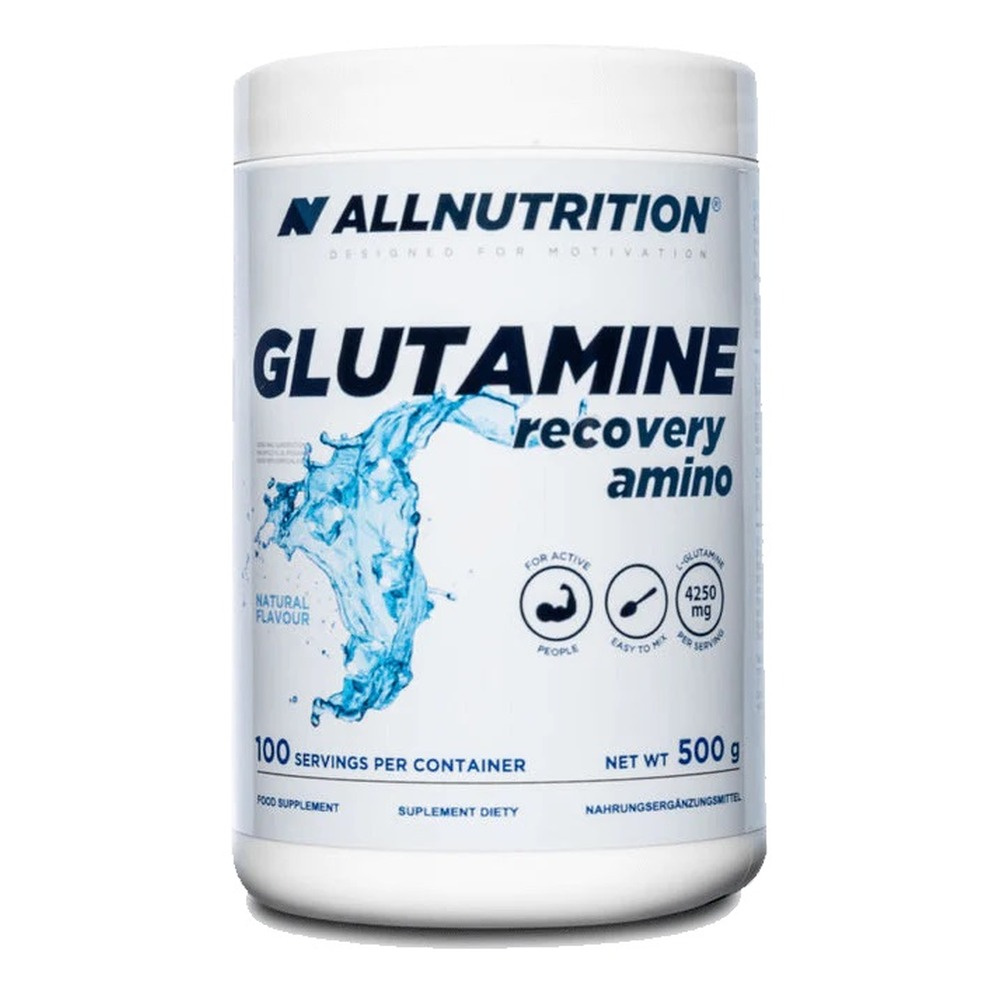 Allnutrition Glutamine Recovery Amino L-glutamina z tauryną i witaminą C Naturalny 500g