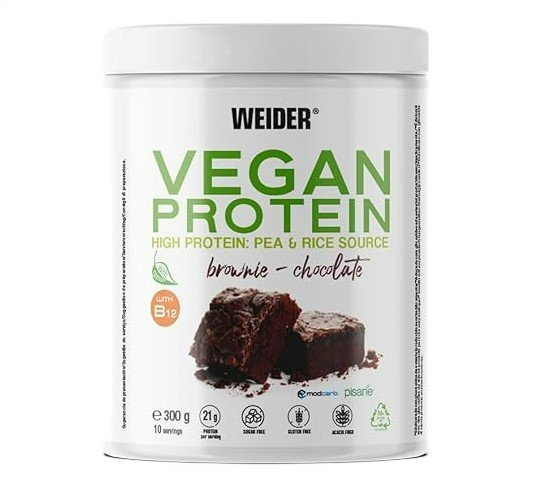 Weider Vegan Protein, Brownie Chocolate - 300g