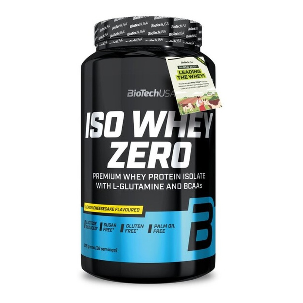 BioTechUSA Iso Whey Zero Whey Protein Isolate Lemon Cheesecake 908g