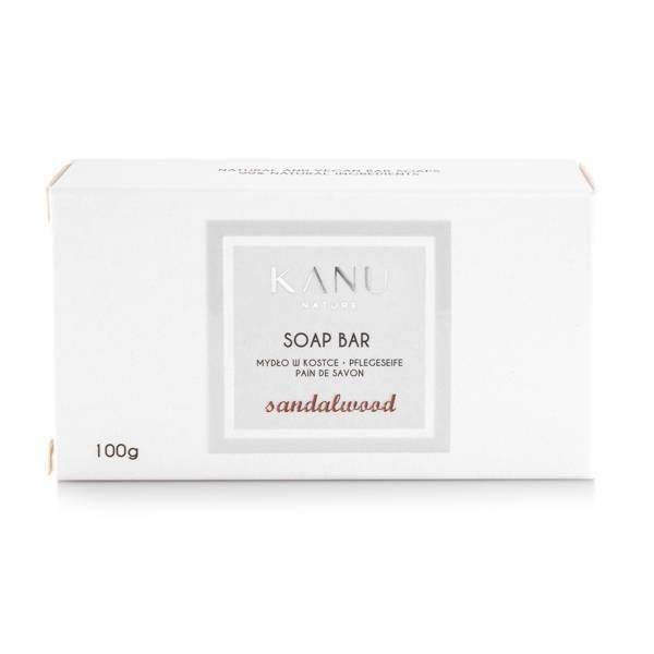 Kanu Nature Vegan Natural Moisturizing Bar Soap Sandalwood Scent 100g