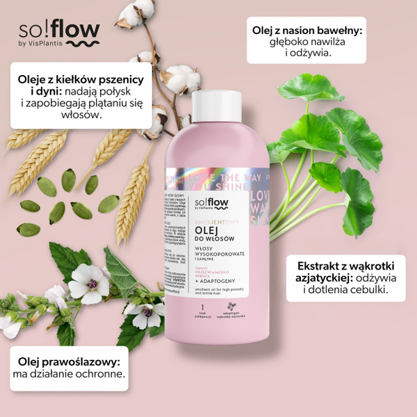 SoFlow Luxe Emollient Oil for High Porosity & Brittle Hair 150ml