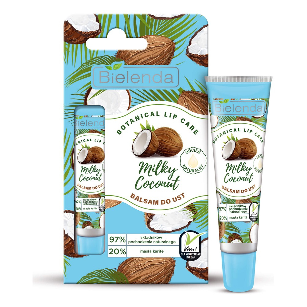 Bielenda Botanical Lip Care Balsam do Ust Milky Coconut 10g