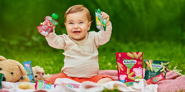 BoboVita Dessert Mousse Banana and Apple with Strawberry and Kiwi for Babies after 6 Months No Added Sugar 80g
