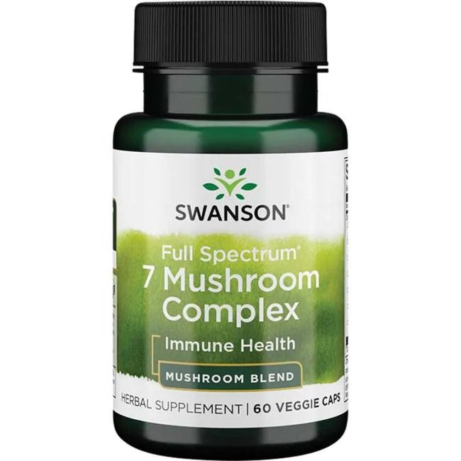 Swanson Full Spectrum 7 Mushroom Complex 60 Vcapsules