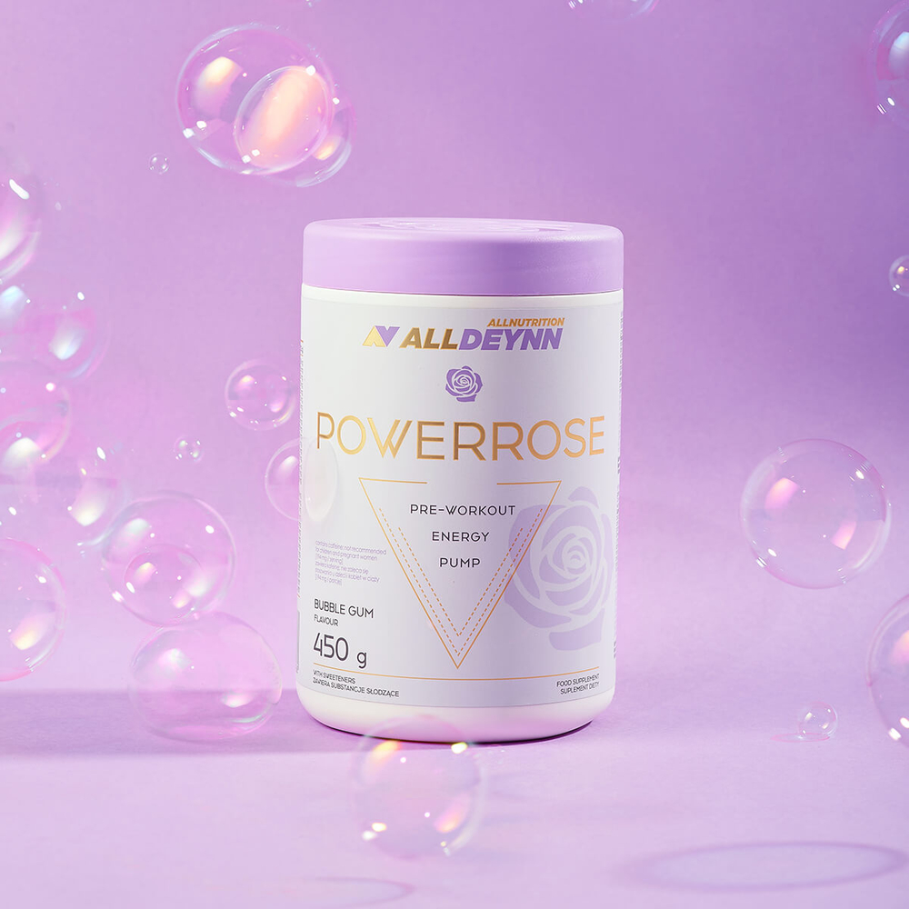 AllDeynn Powerrose Bubble Gum Formula for Women Strength and Energy 450g