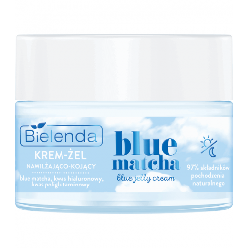 Bielenda Blue Matcha Jelly Cream Moisturizing and Soothing  All Skin Types 50ml