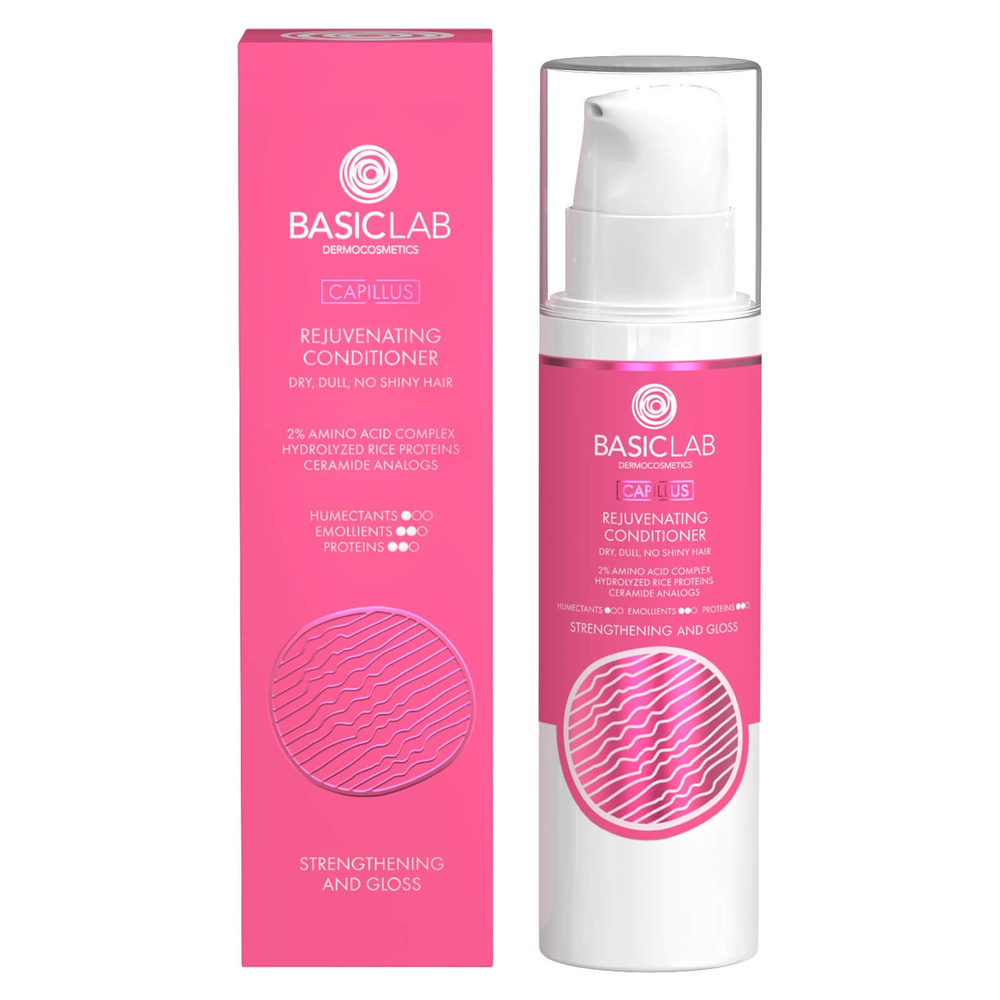 BasicLab Dermocosmetics Capillus Rejuvenating Conditioner Strengthening and Gloss 250ml