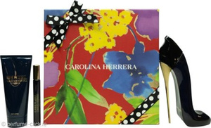 Carolina Herrera Good Girl Woda Perfumowana 80ml EDP + Balsam do Ciała 100ml + Woda Perfumowana 10ml EDP Zestaw dla Kobiet 1 Sztuka