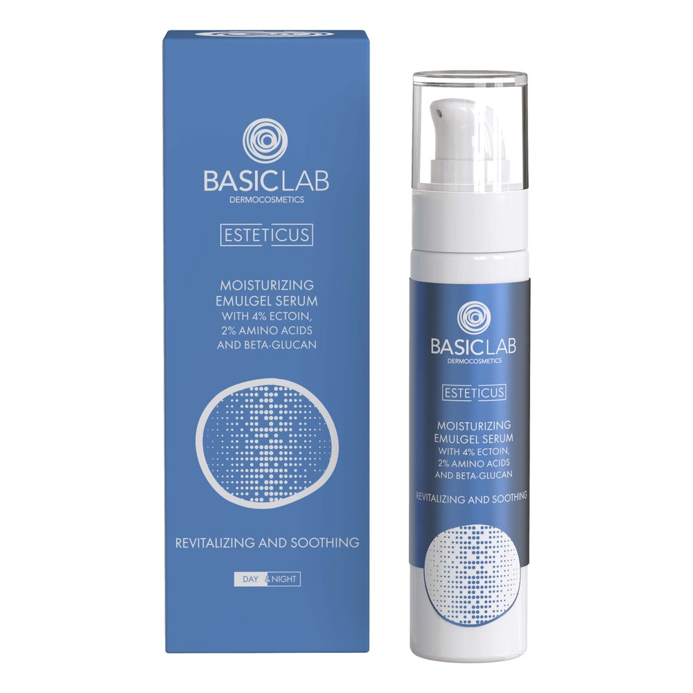BasicLab Dermocosmetics Esteticus Moisturizing Emu-Gel Face Serum 50ml