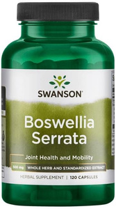 Swanson Boswellia Serrata 500mg Supports Joint Health 120 Capsules