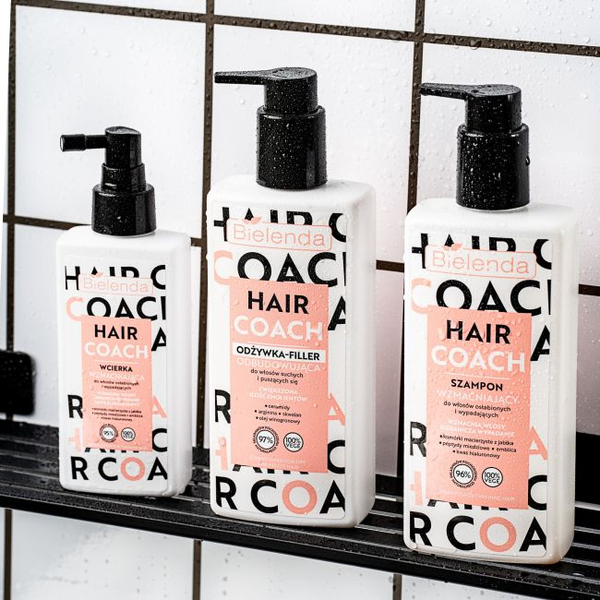 Bielenda Hair Coach Odbudowująca Odżywka-Filler do Włosów Suchych i Puszących się 280ml