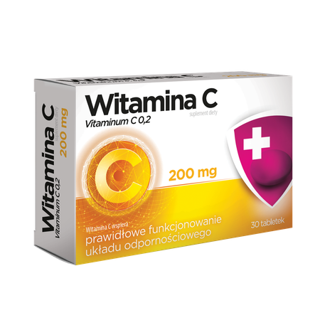 Aflofarm Vitamin C 200 mg 30 Tablets