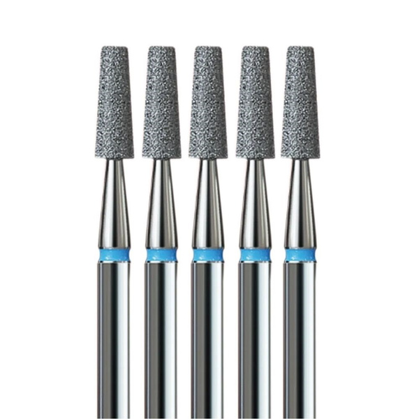 IQ Nails Diamond Nail Drill Bit Cone Standard 2.5mm 5pcs