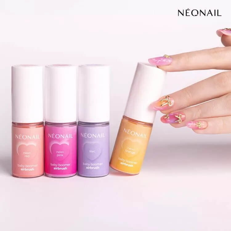 NeoNail Baby Boomer Airbrush Neon Orange Nail Styling Powder 5g