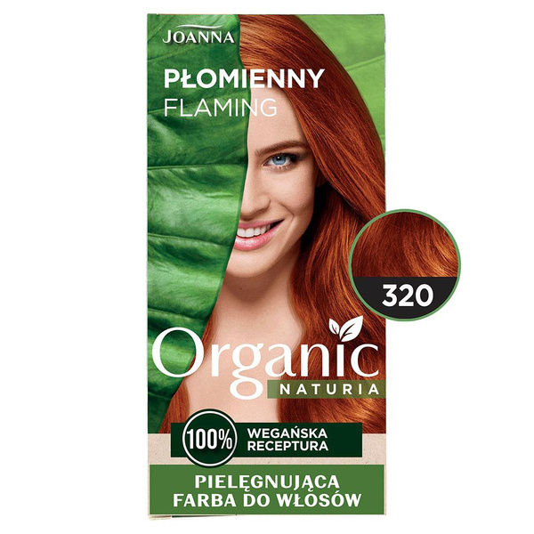 Joanna Organic Vegan Farba Nr 320 Płomienny 1 Sztuka