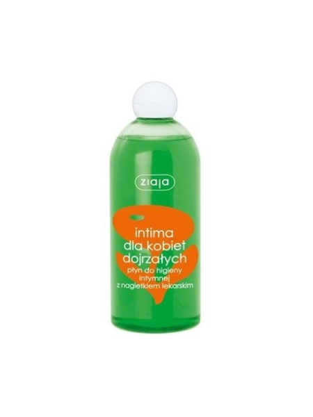 Ziaja Moisturizing Liquid for Intimate Hygiene 40+ with Marigold Extract 500ml