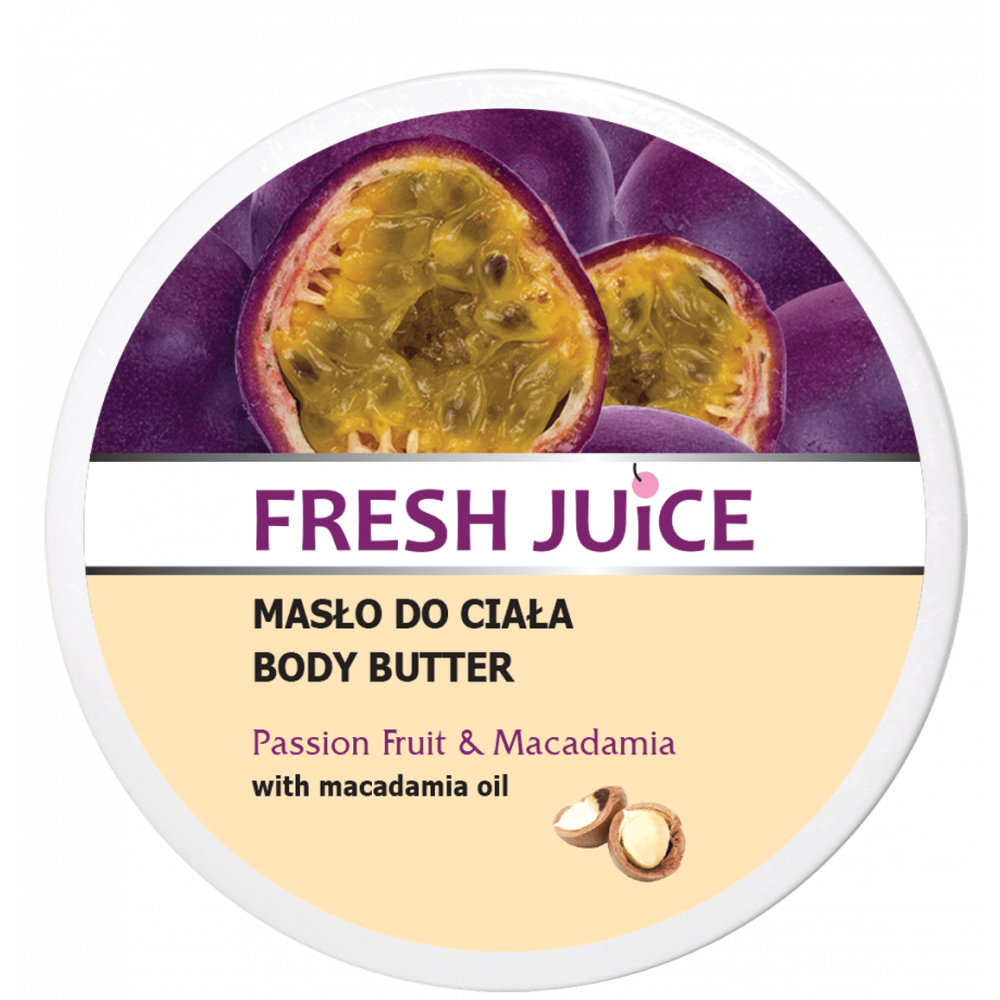 Fresh Juice Odżywcze i Zmiękczające Masło do Ciała z Marakuja i Macadamia 225ml