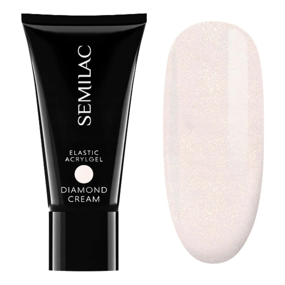 Semilac Elastic Acrylgel - Diamond Cream 30g