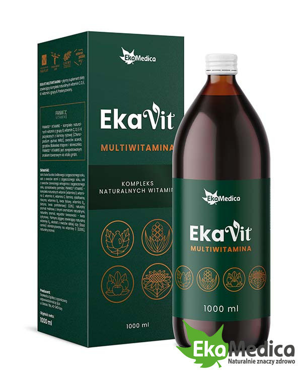 EkaMedica Ekavit Multivitamin Liquid Complex of Natural Vitamins 1000ml