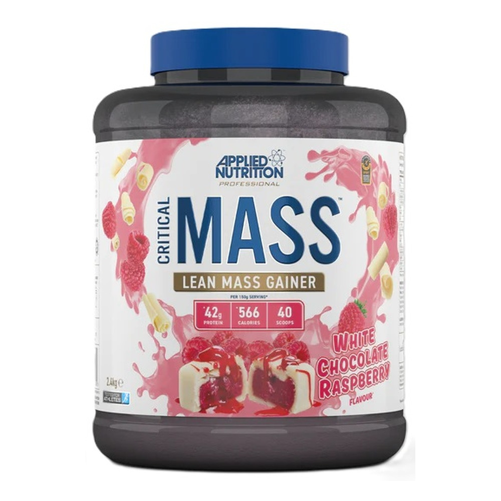 Applied Nutrition Critical Mass Professional Gainer, Biała czekolada i malina 2400g