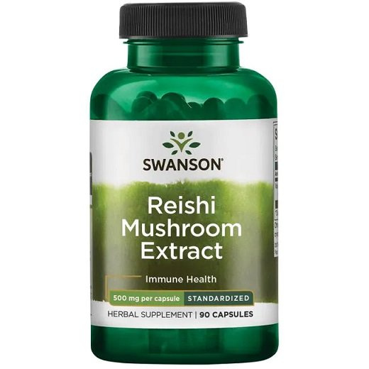 Swanson Reishi Mushroom Extract 500mg 90 Kapsułek