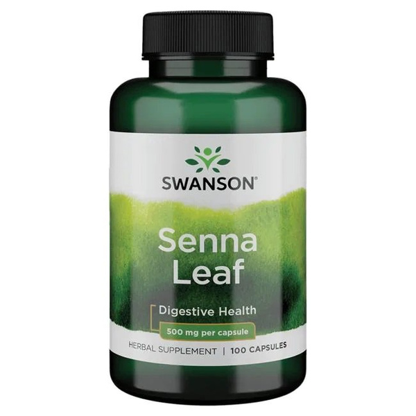 Swanson Senna Leaf 500mg Gut Support 100 Capsules