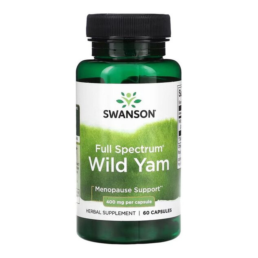 Swanson Full Spectrum Wild Yam 400mg 60 Capsules