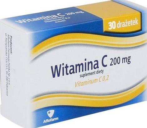 Aflofarm Vitamin C 200 mg 30 Tablets