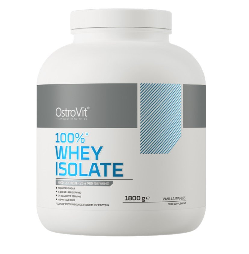 OstroVit 100% Whey Isolate, Vanilla Wafers - 1800g