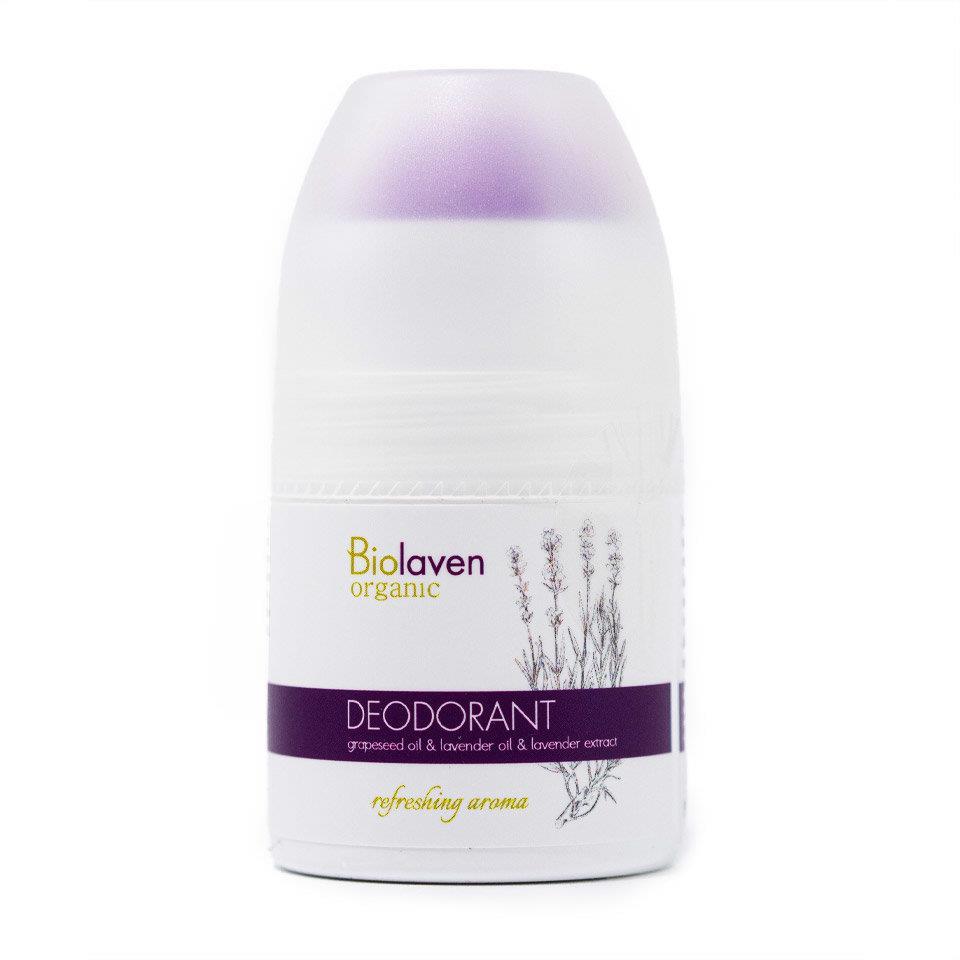 Biolaven Natural Refreshing Deodorant with Bergamot and Lavender Oils 50ml