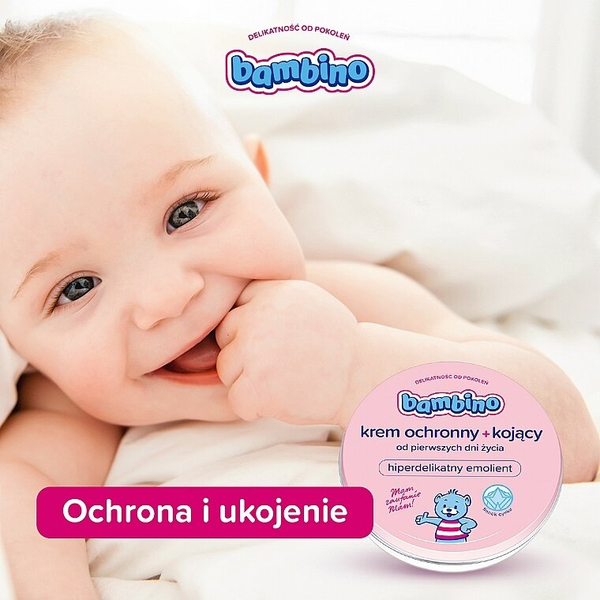 Bambino Krem Ochronny Kojący dla Dzieci od 1 Dnia Życia 150ml