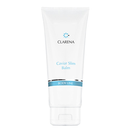 Clarena Body Line Kawiorowy Balsam do Ciała Wyszczuplający z Kofeiną i Ekstraktem z Algi, 200 ml