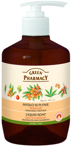 Green Pharmacy Mydło w Płynie Rokitnik Odmładza Odżywia i Nawilża 465 ml