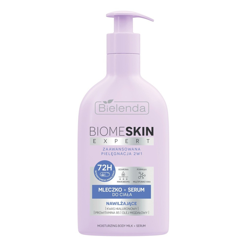Bielenda Biome Skin Expert Moisturizing Milk + Body Serum 2in1 350ml