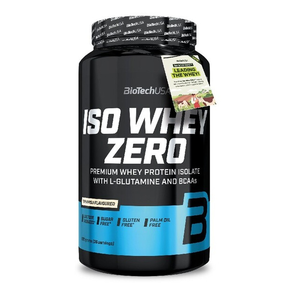 BioTechUSA Iso Whey Zero Tiramisu Izolat Białka Serwatkowego Na Regenerację Mięśni 908g