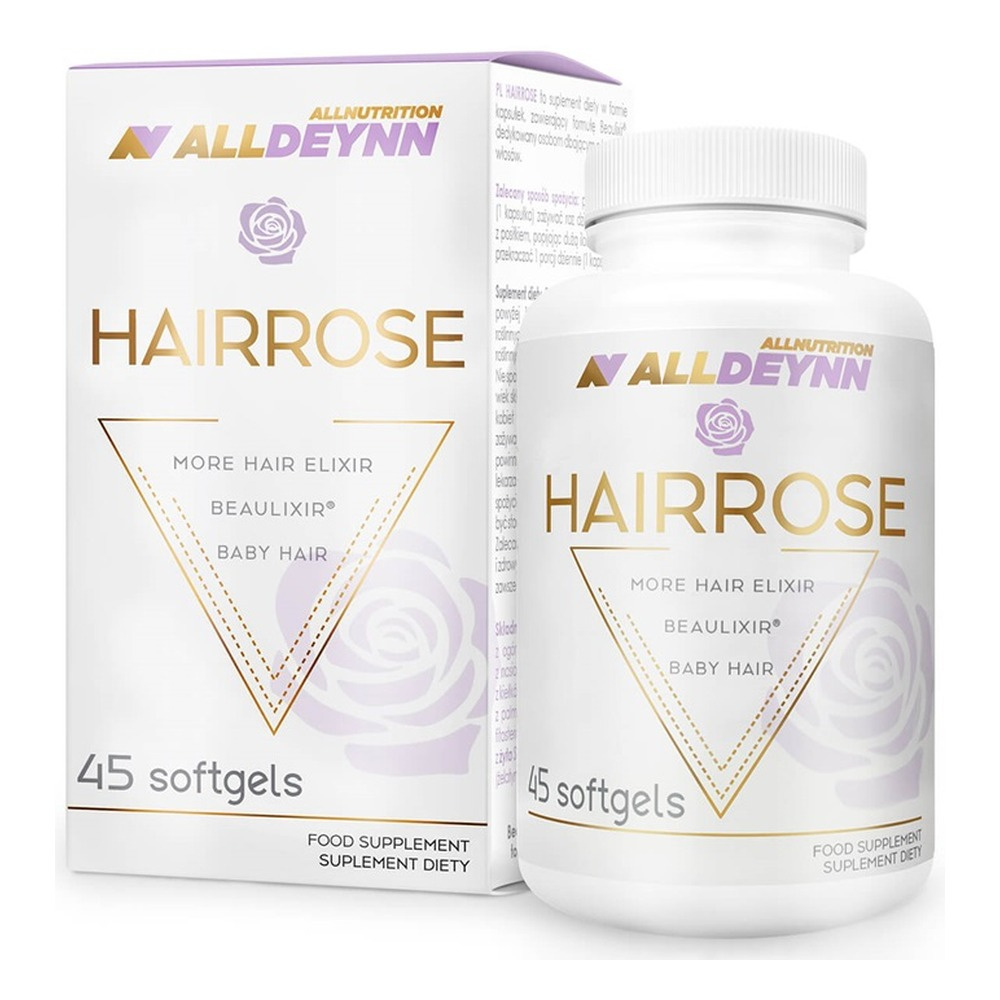 AllDeynn HairRose Wspomaga Kondycję Włosów 45 Kapsułek