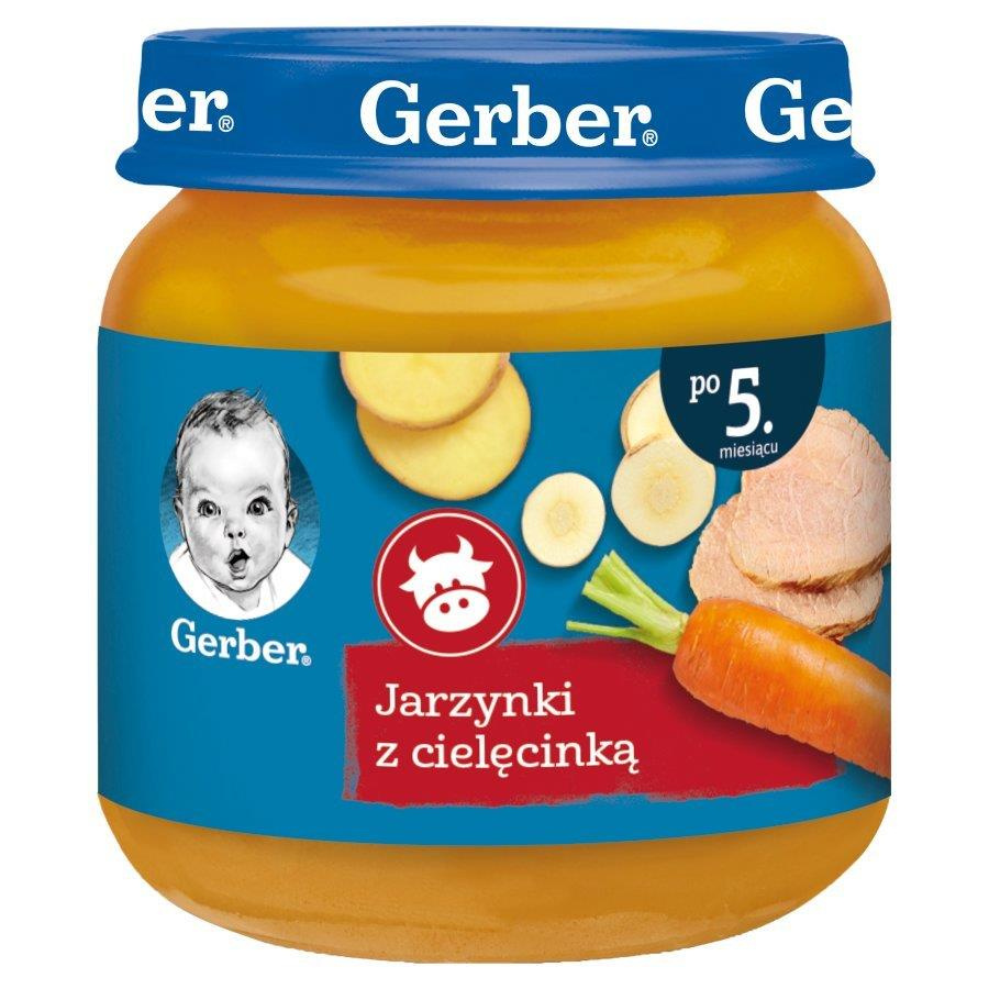Gerber Vegetable Dish with Veal for Babies over 5 Months 125g