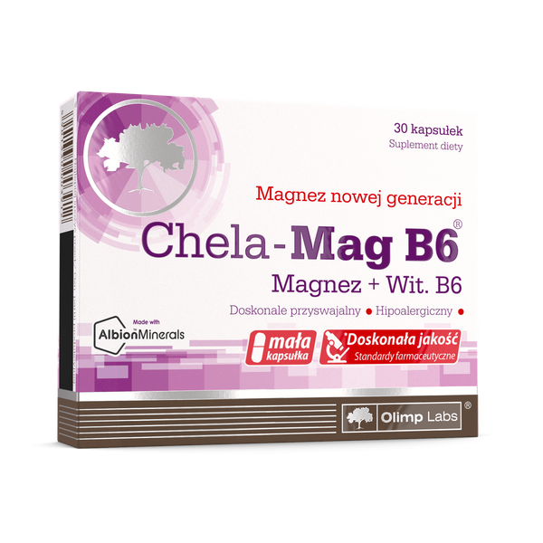 Olimp Chela Mag B6 Supplements the Magnesium Level in Body 30 Capsules