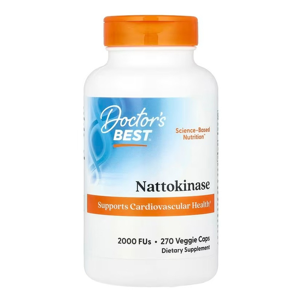 Doctor's Best Nattokinase, 2000 FUs Capsules 270 vcaps