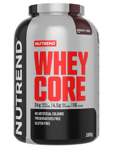Nutrend Whey Core Białko Serwatkowe Czekolada i Kakao na Wzrost i Utrzymanie Mięśni 1800g