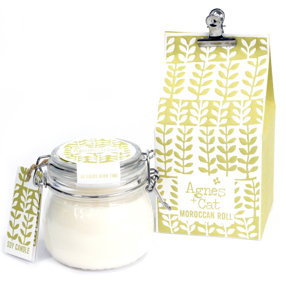 Agnes + Cat Kilner Jar Candle - Moroccan Roll