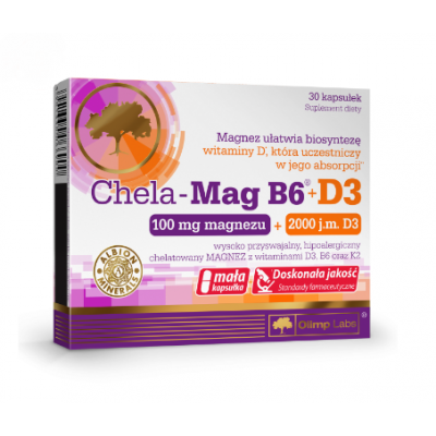 Olimp Chela-Mag B6 + D3 30 Capsules
