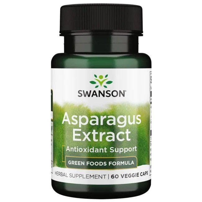 Swanson Asparagus Extract Ekstrakt ze Szparagów 60 Kapsułek